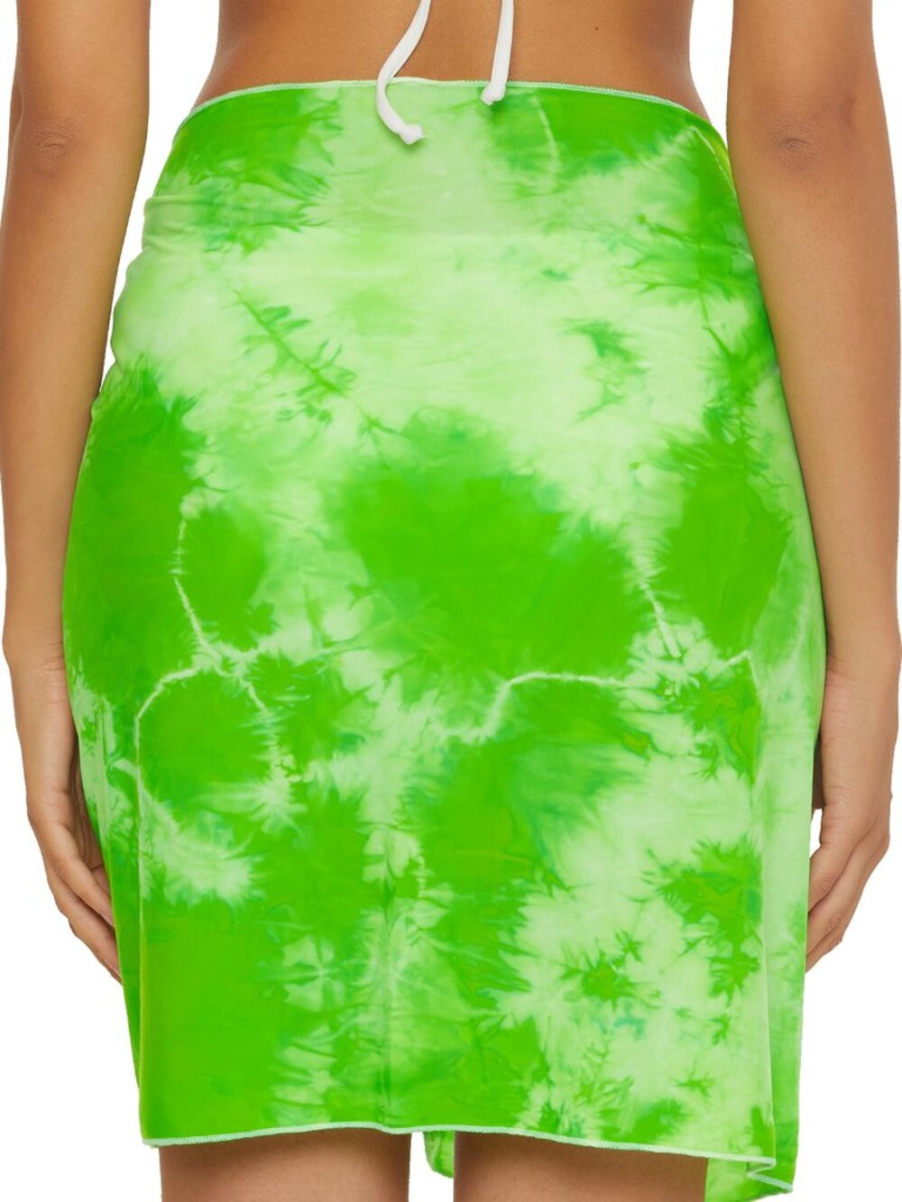 BCA By Rebecca Virtue Oasis Multiway Sarong Cover-Up Pareo Beach Wrap in Lime - Picture 4 of 12